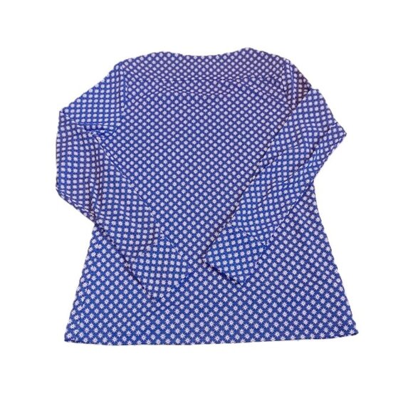 Ann Taylor Fitted Black & Rose V Neck Blouse XSP - Picture 12 of 12